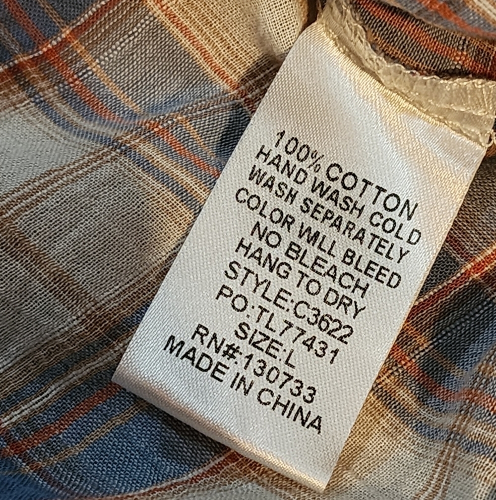 Umgee USA Patchwork Plaid Striped Button Down Shi… - image 7